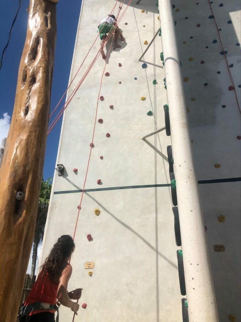 climbing tower at el cuyo