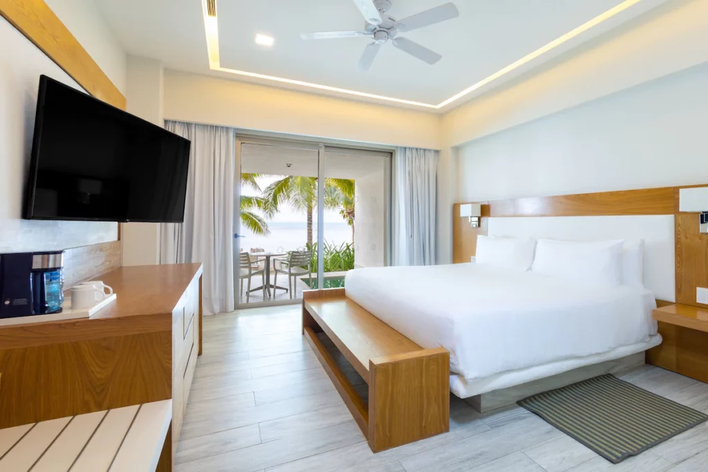 Izla Beach Front Hotel room.