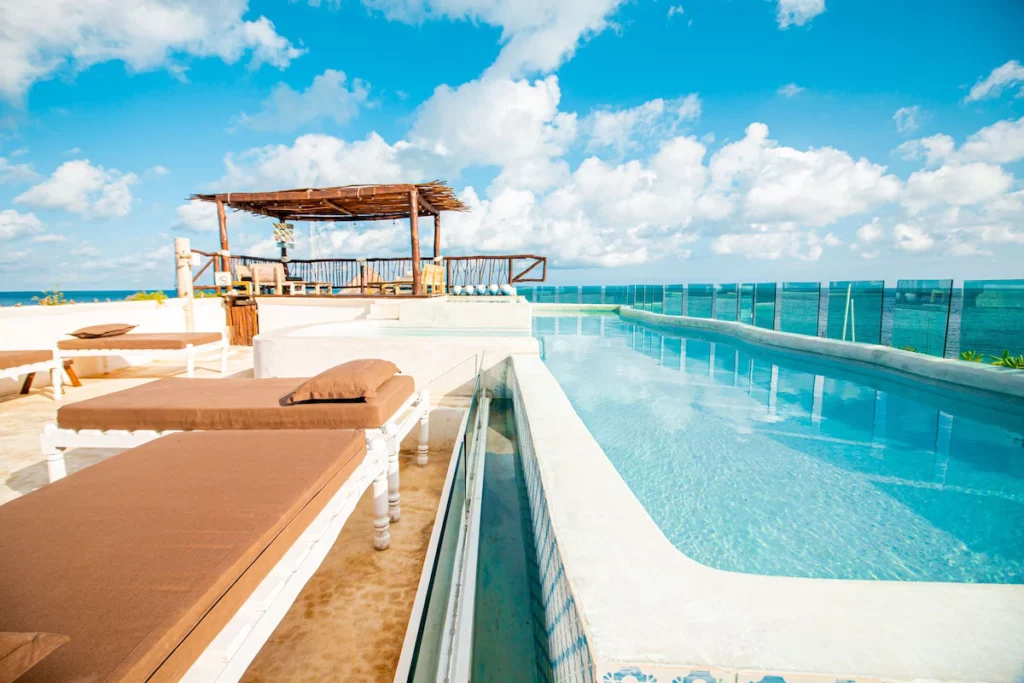 spirit hotel holbox rooftop pool